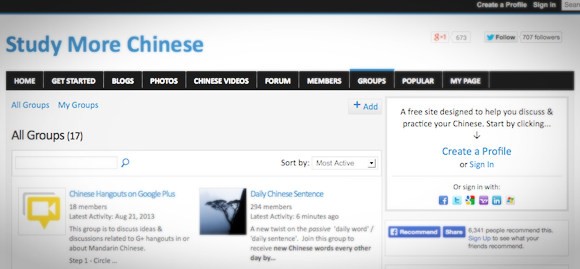 The Review of Online Chinese learning community ‘Study More Chinese’