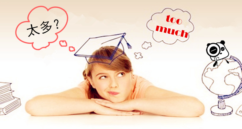 Various Chinese Translation for “Too Many” and “Too Much”